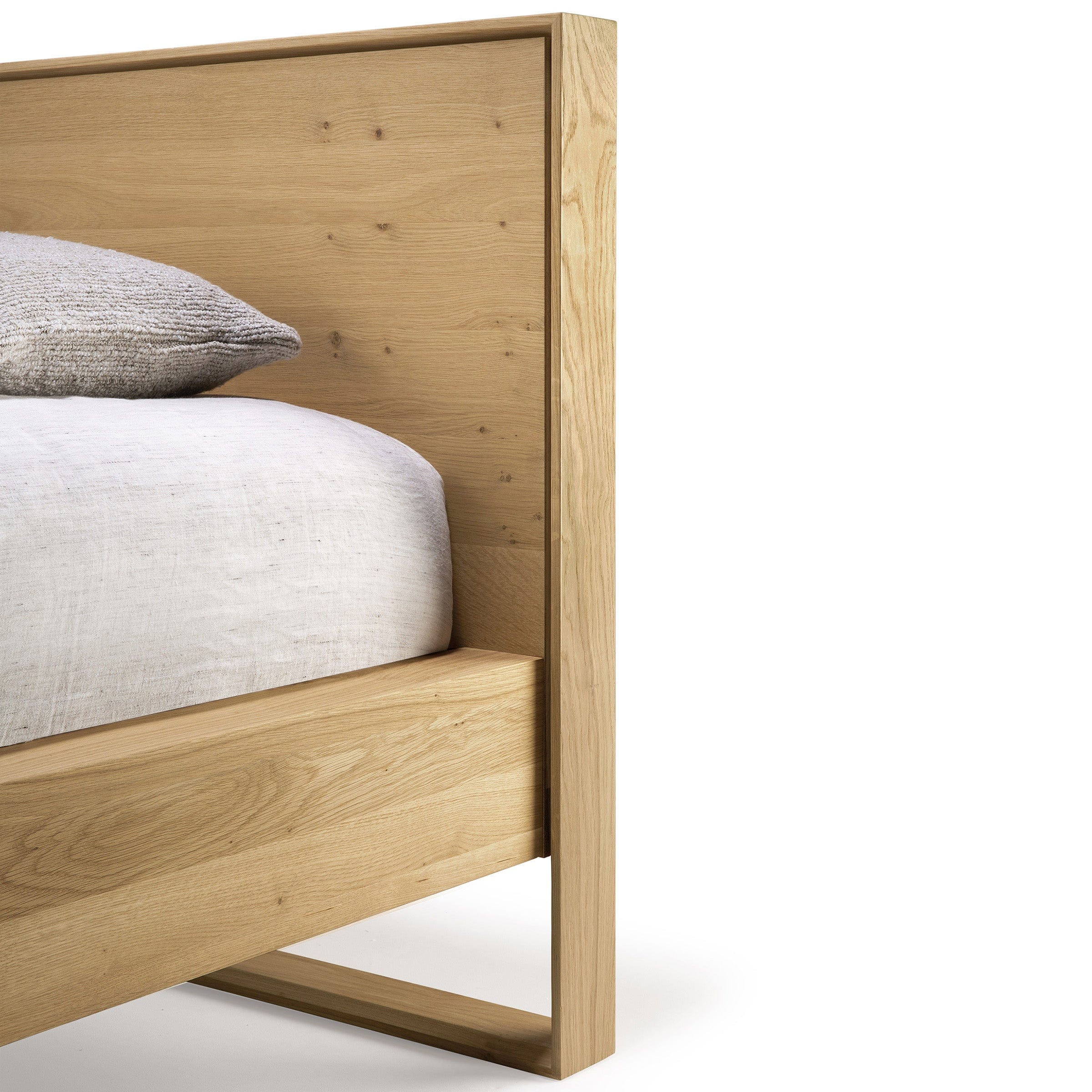 Asher + Rye Oak Nordic Bed