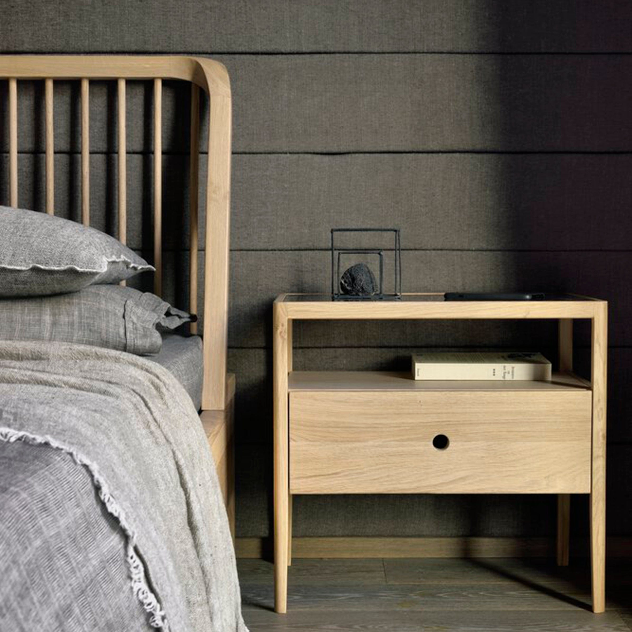 Ethnicraft Furniture Oak Spindle Bed