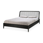 Ethnicraft Furniture Queen / Black Oak Oak Spindle Bed