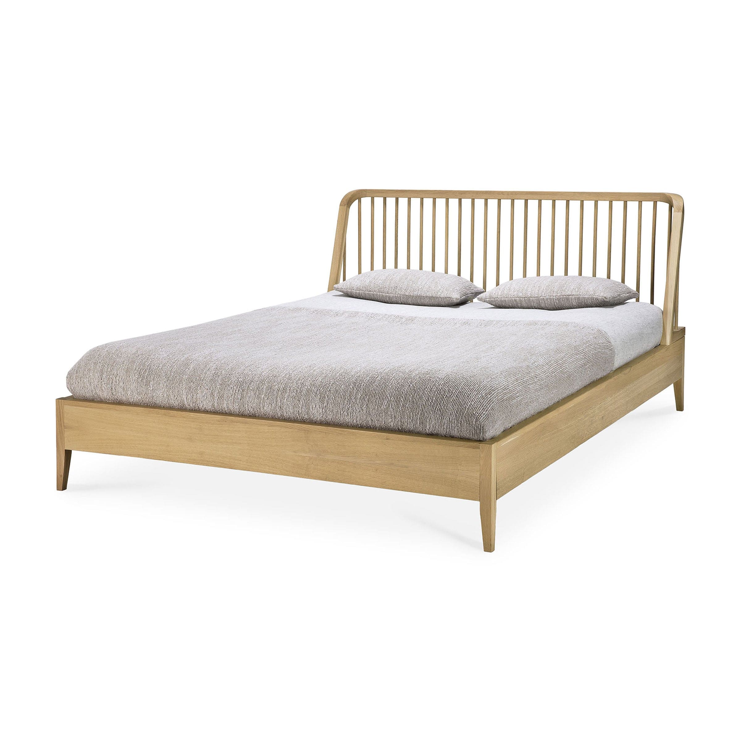 Ethnicraft Furniture Queen / Oak Oak Spindle Bed