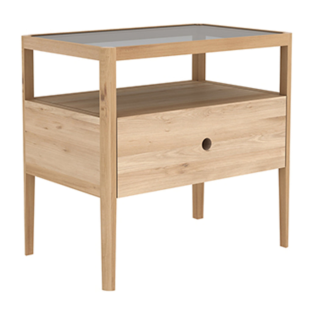 Ethnicraft Furniture Oak Spindle Bedside Table