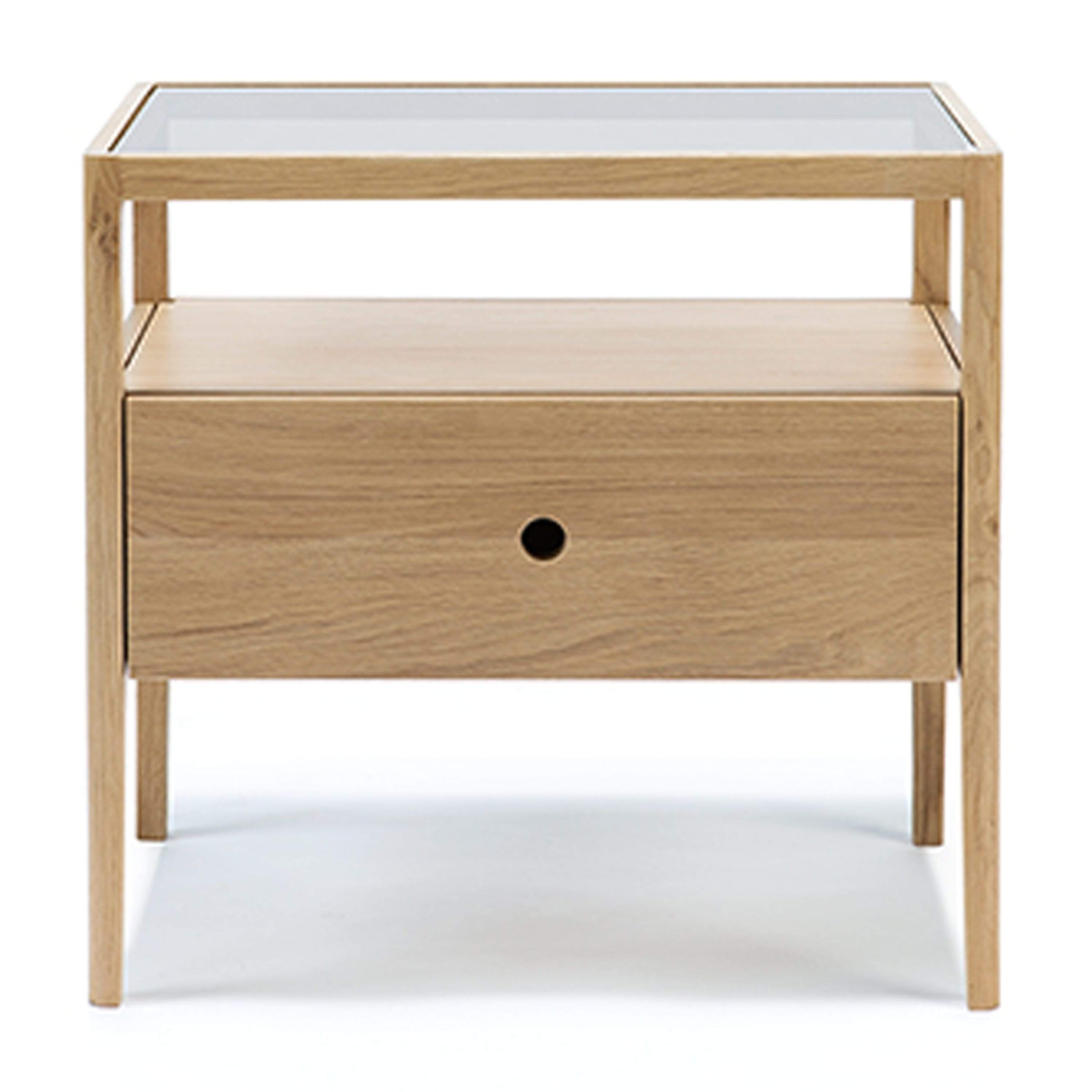 Ethnicraft Furniture Oak Spindle Bedside Table