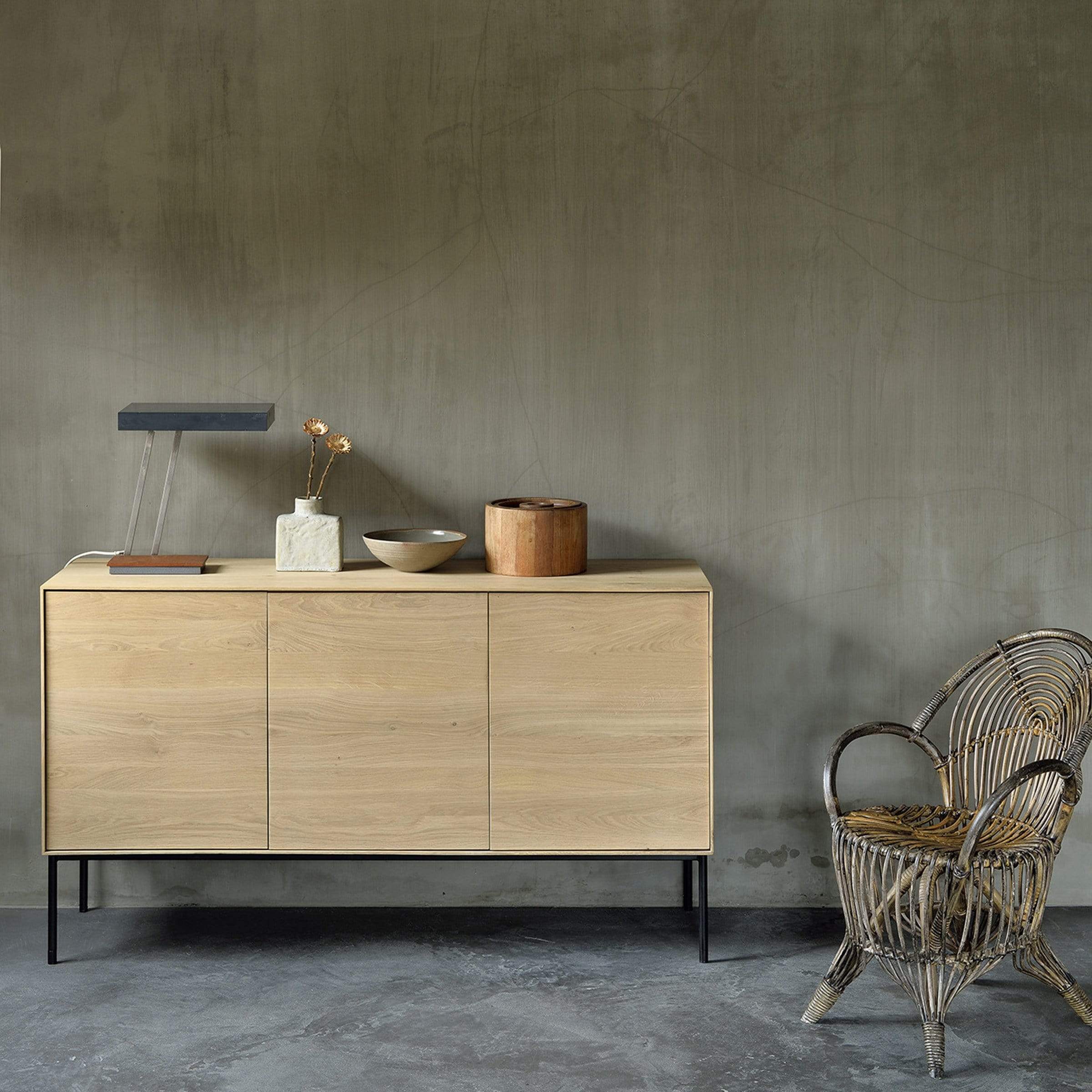 Ethnicraft Furniture Oak Whitebird Sideboard