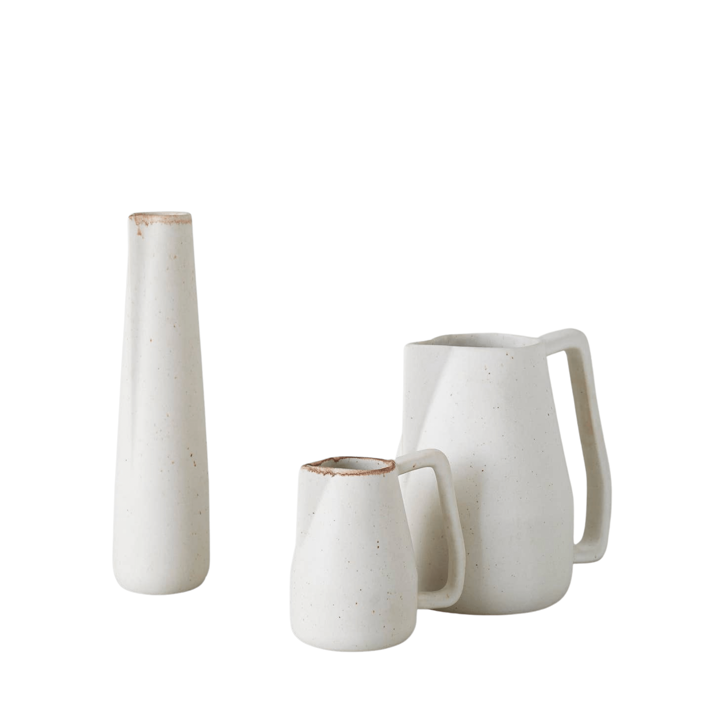 Bloomist Pottery Off-White Novah Pitcher