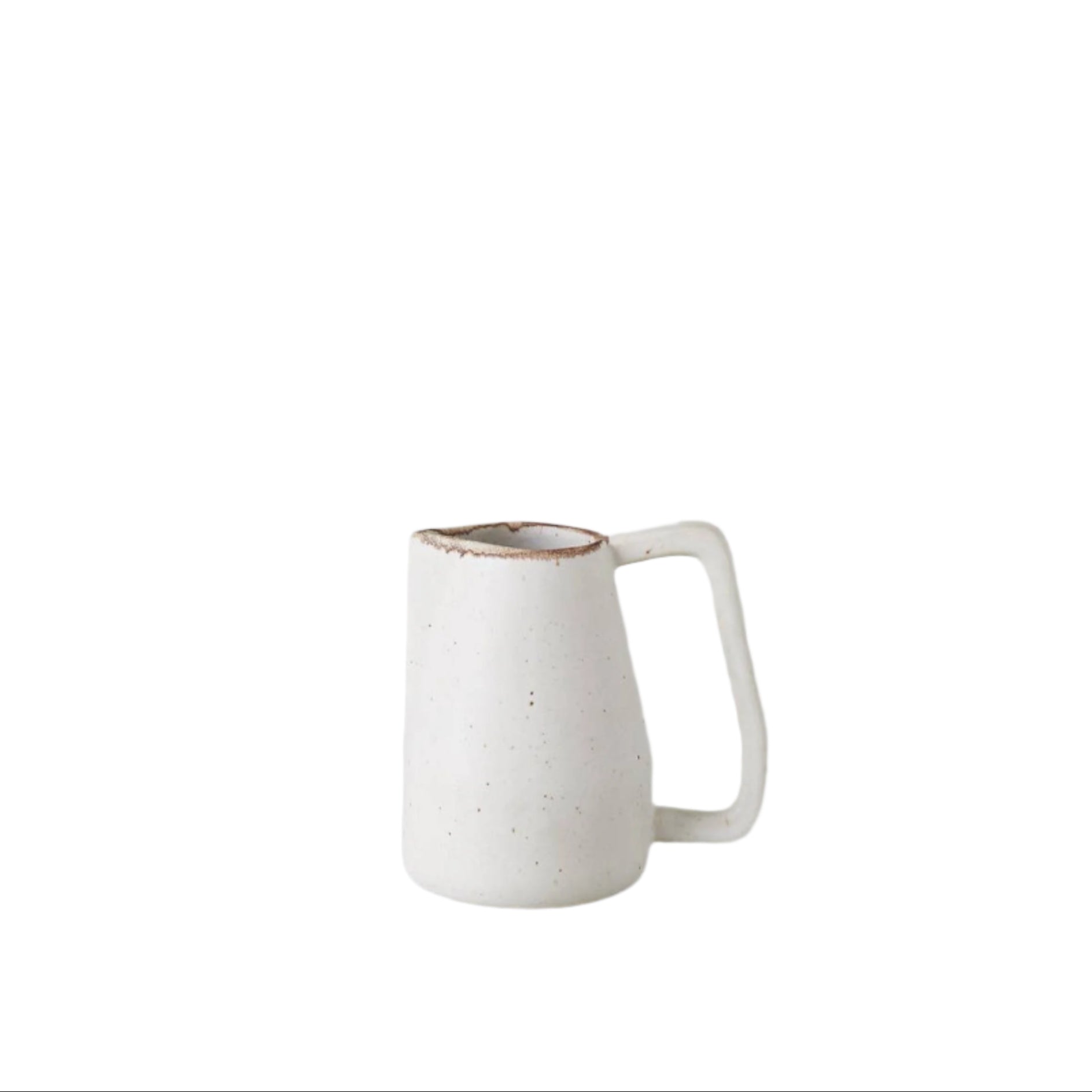 Bloomist Pottery Small Off-White Novah Pitcher