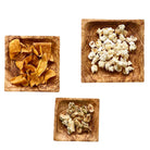 Scents and Feel Olive Wood Set of 3 Square dishes