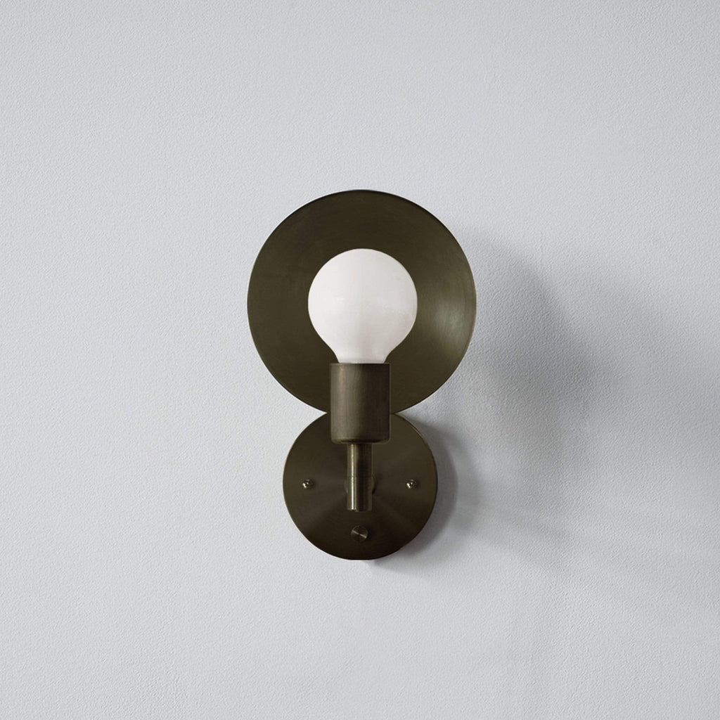 Workstead Lighting Hardwire / Bronze Orbit Sconce