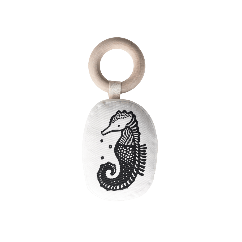 Wee Gallery Child Organic Teether, Seahorse