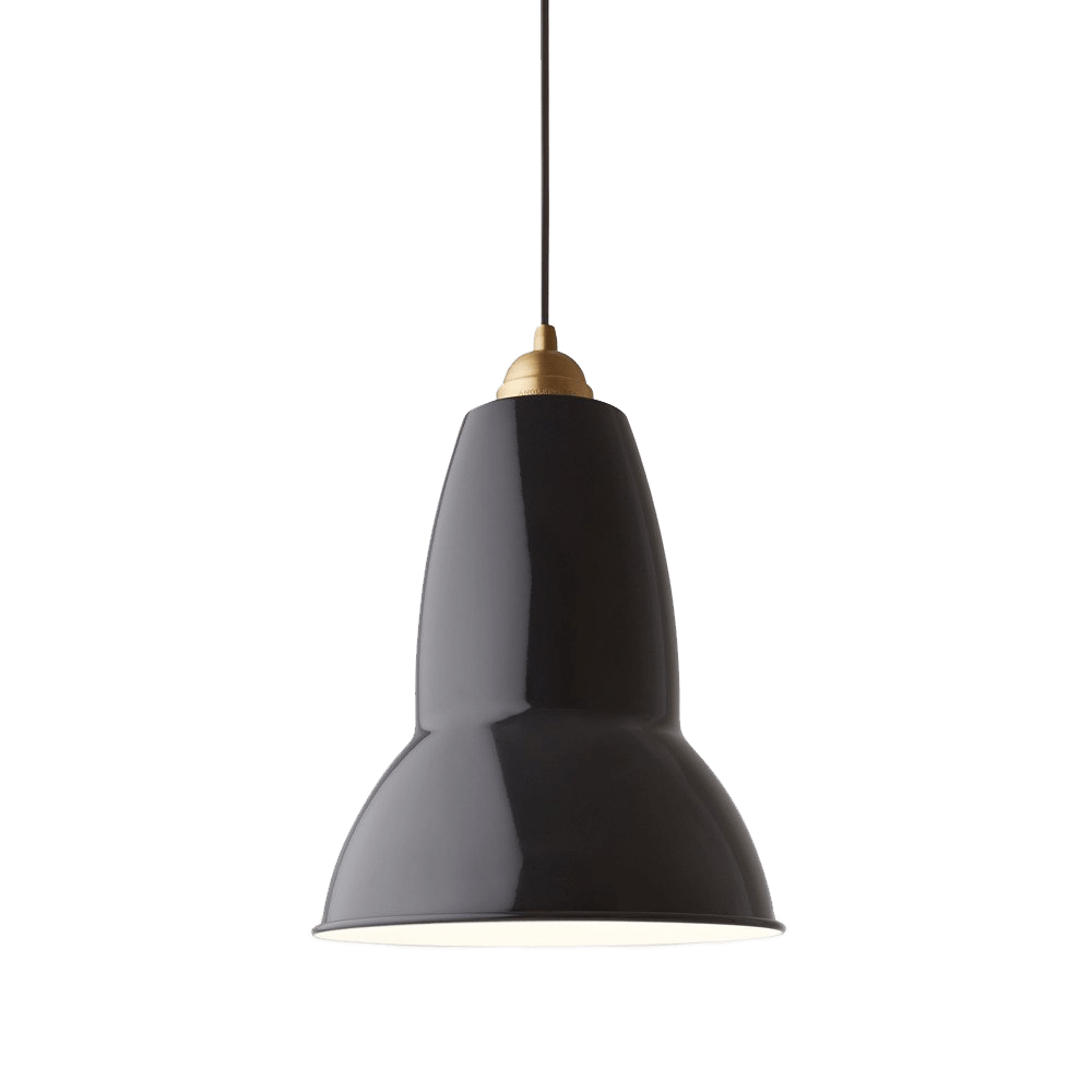 Anglepoise Lighting Jet Black Original 1227™ Brass Maxi Pendant
