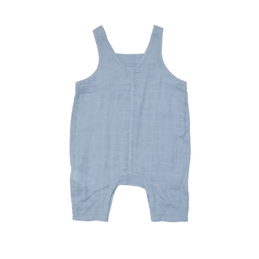 Angel Dear Clothing Overall, Solid Muslin Soft Chambray