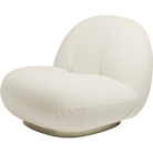 Gubi Furniture Pearl Gold / Without Swivel Pacha Lounge Chair