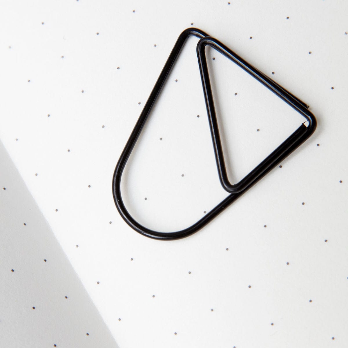 Monograph Paper Clips Paper Clip, Geometric, Black