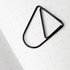 Monograph Paper Clips Paper Clip, Geometric, Black