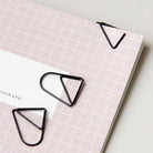 Monograph Paper Clips Paper Clip, Geometric, Black