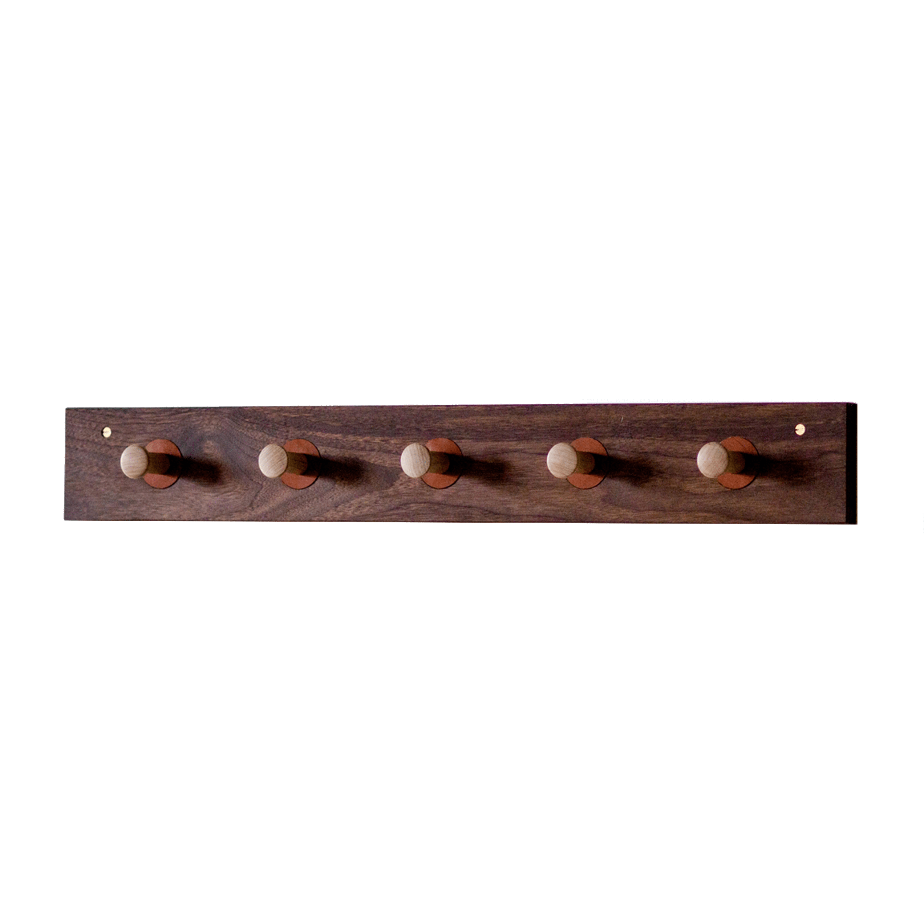 walnut coat rack