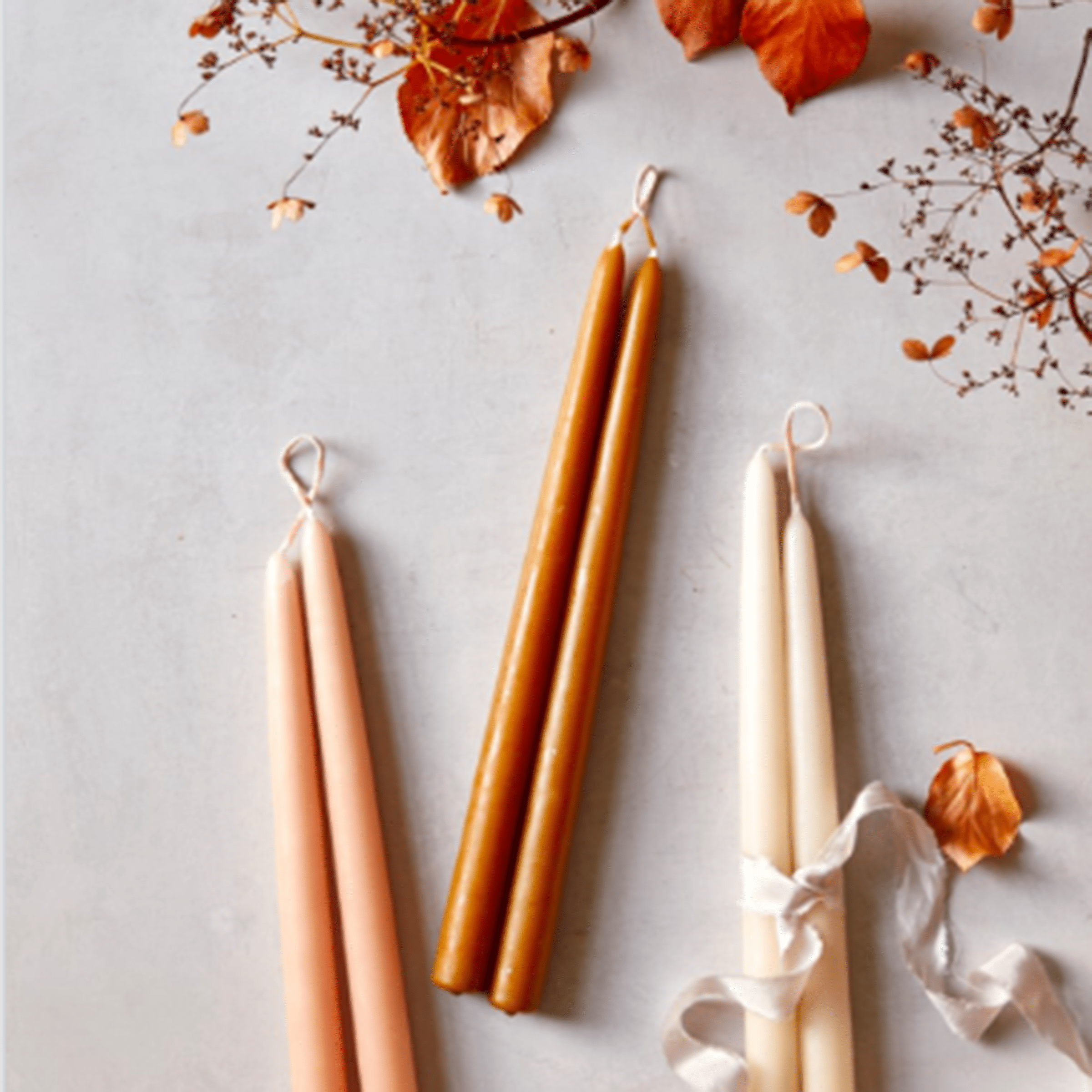 The Floral Society Candle Petal Taper Candles