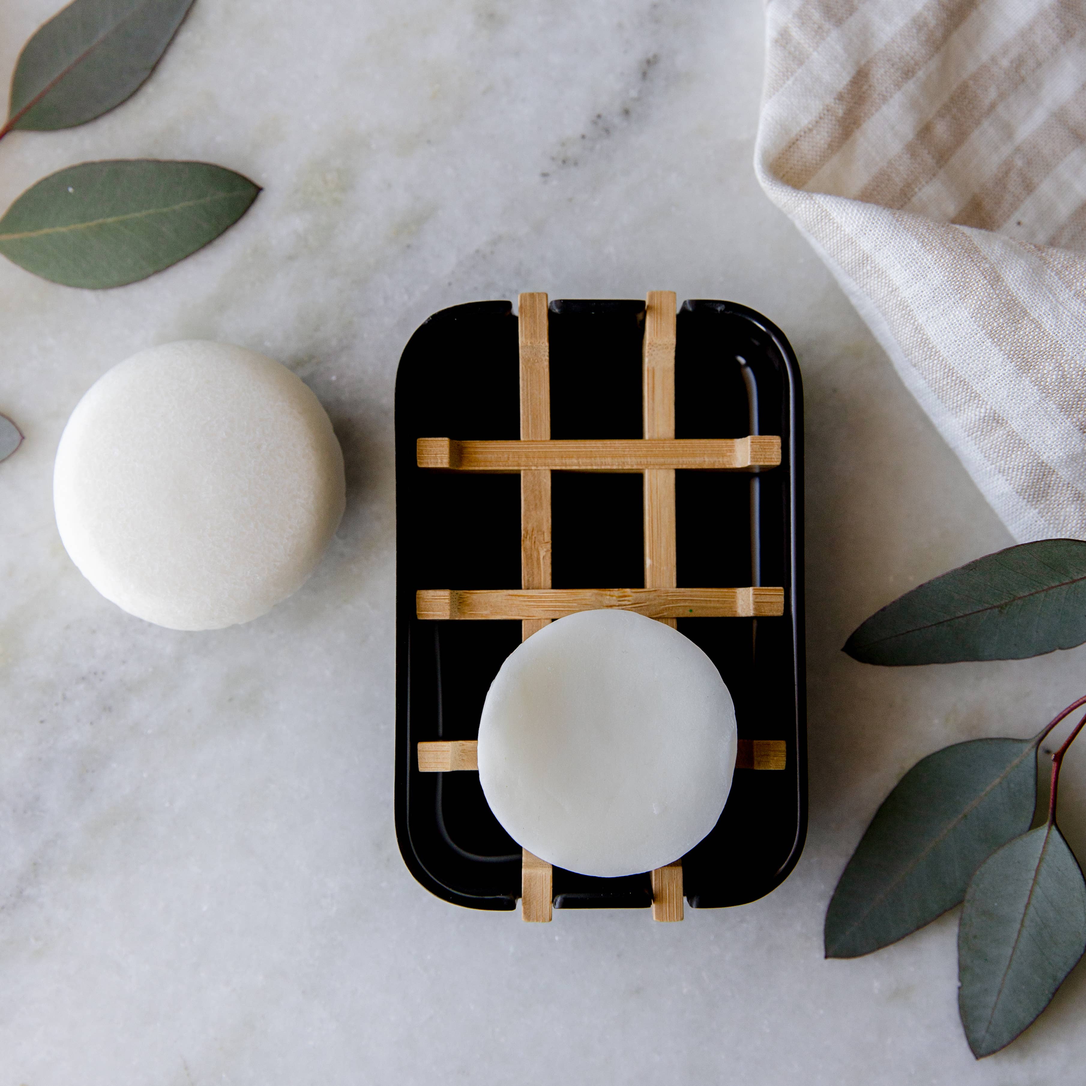 Earth Ahead Black Plant-Based Biodegradable Soap Dish Tray