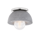 Asher + Rye Polished Nickel Poppy Flush Mount