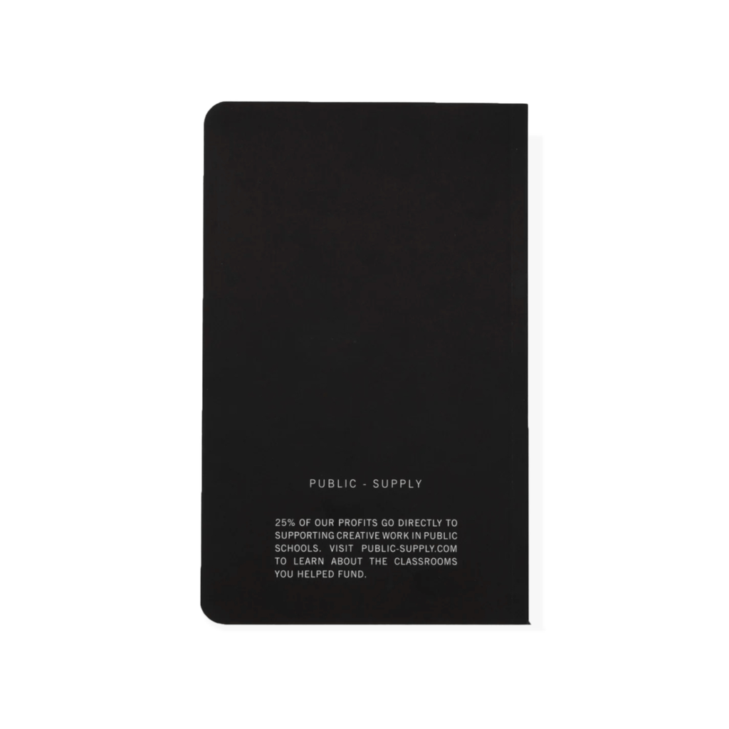 Public-Supply Office Supplies Public-Supply 5x8 Soft Notebook, Black