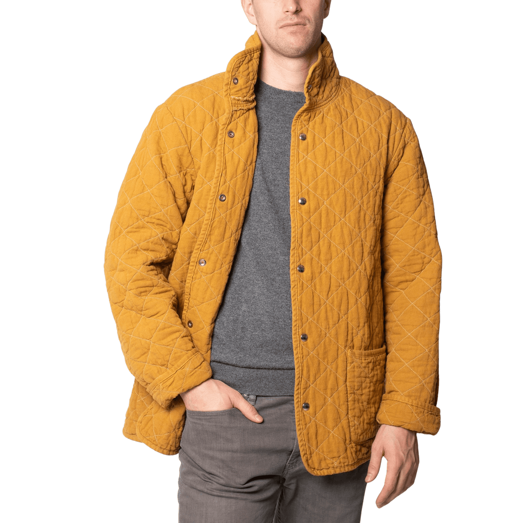 Utility Canvas Coats & Jackets Honey / X-Small Quilted Snap Jacket