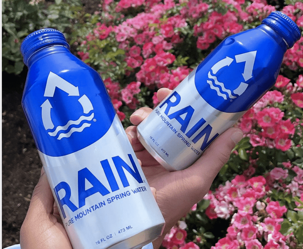 RAIN Water Company RAIN 16oz Plastic-Free Spring Water