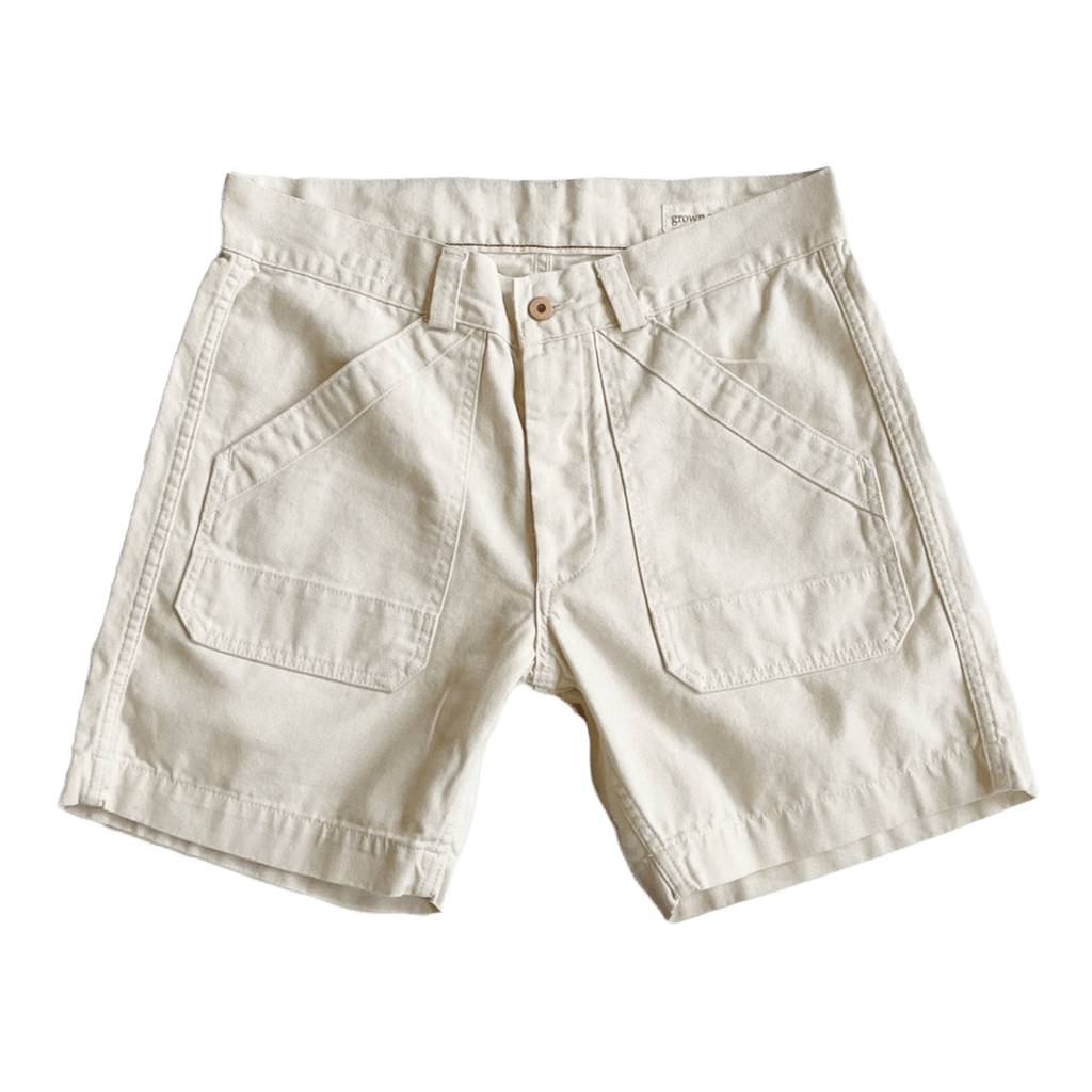Grown and Sewn Apparel & Accessories 29 Ranger Canvas Short, Natural