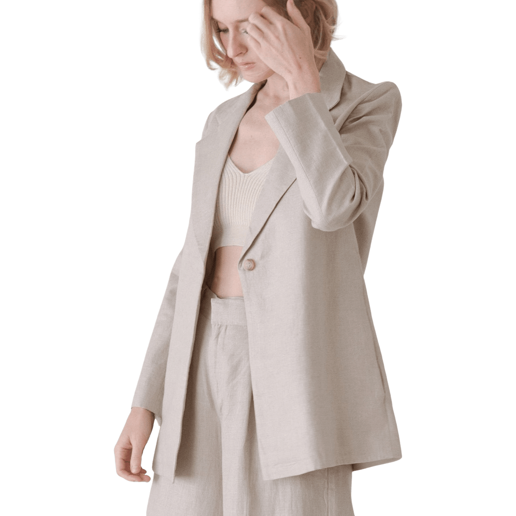 LAUDE the Label Coats & Jackets Relaxed Blazer - Natural