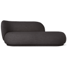 Ferm Living Furniture Warm Dark Grey Rico Divan Boucle