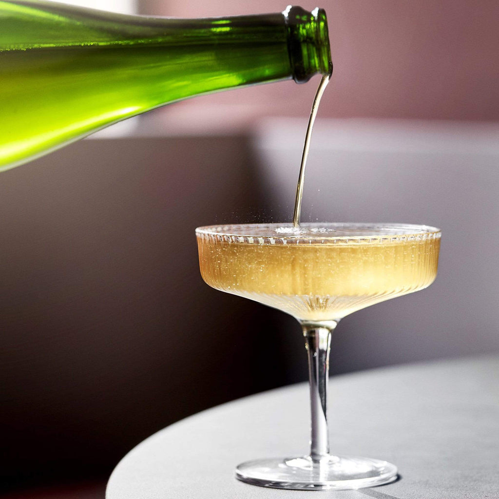 Ferm Living Kitchenware Ripple Champagne Glasses
