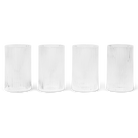 Ferm Living Kitchenware Ripple Glasses Tall, Set of 4