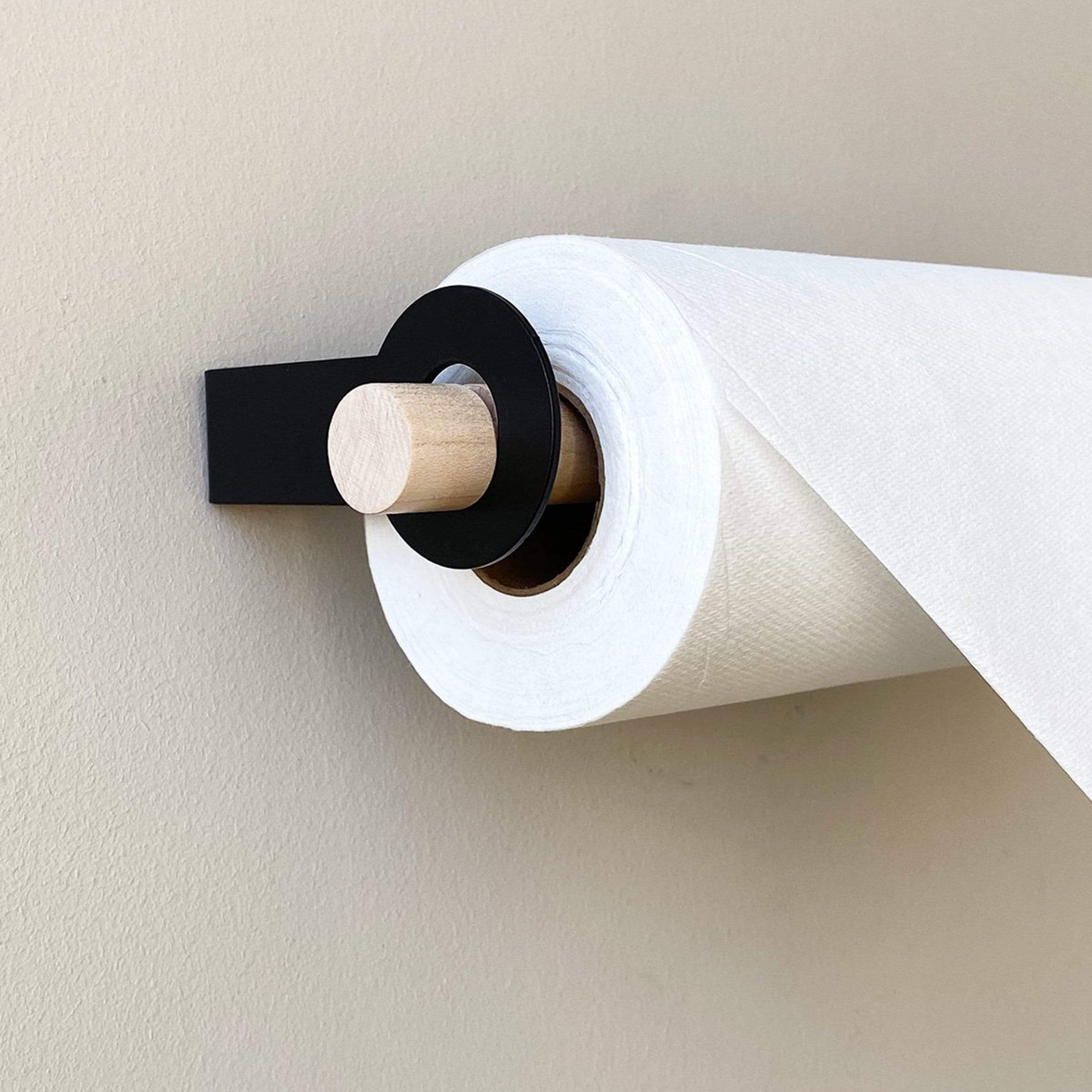 Red Barrel Studio® Metal Free-Standing Paper Towel Holder