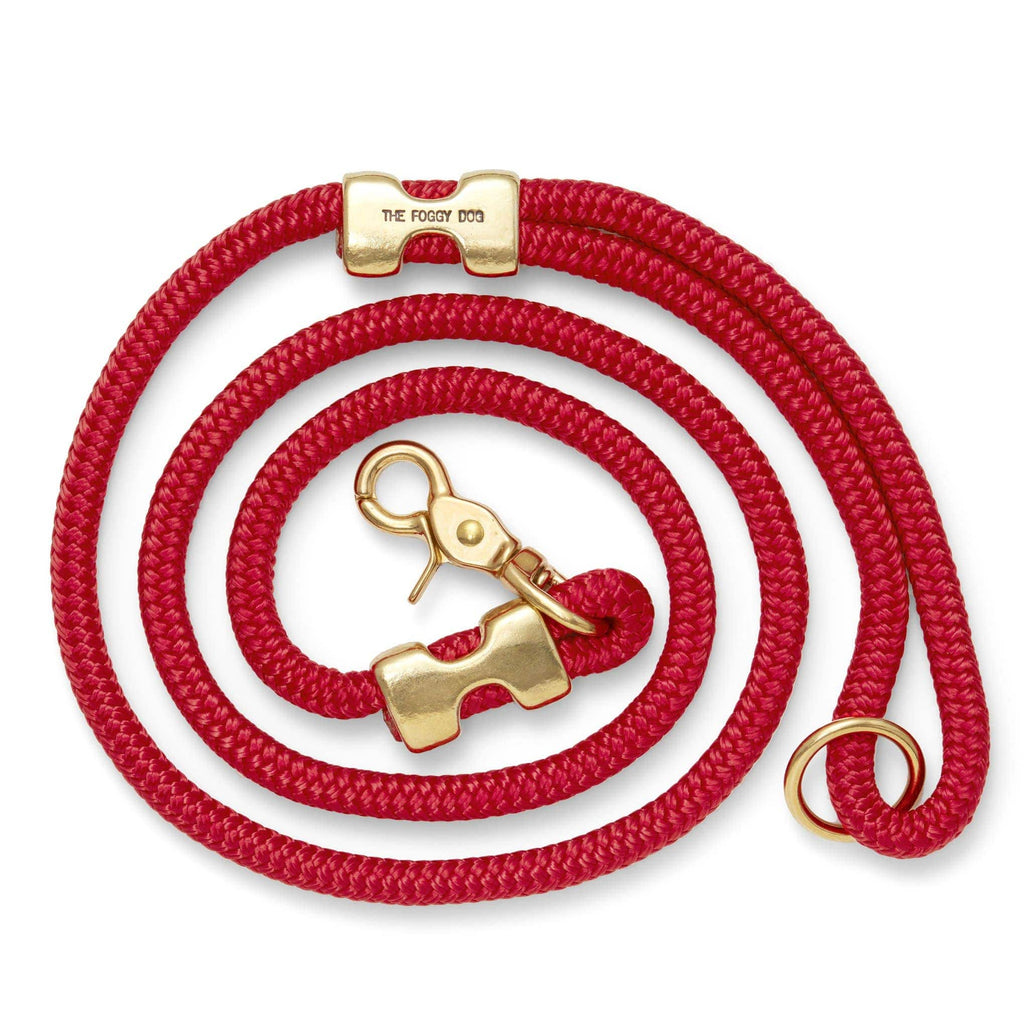 The Foggy Dog Ruby Marine Rope Dog Leash