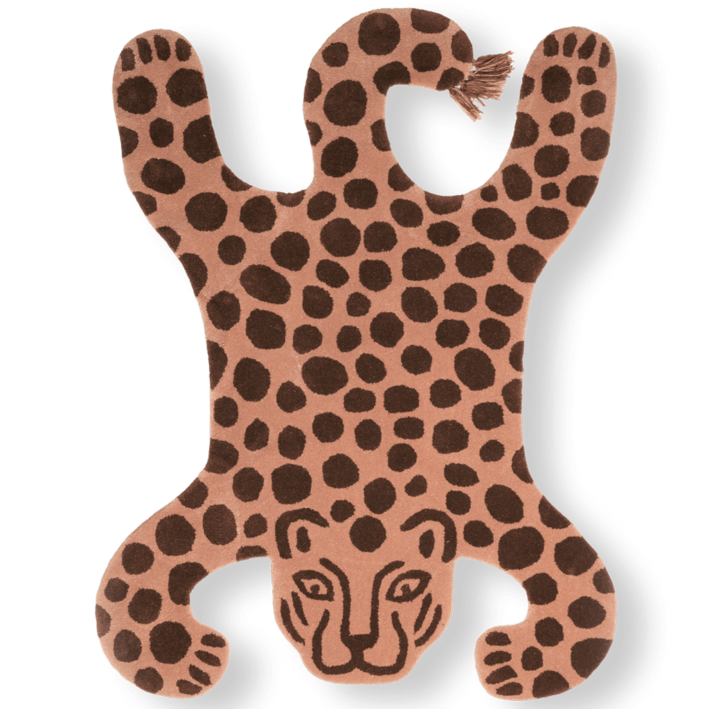 Ferm Living Child Leopard Safari Tufted Rug