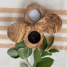 Scents and Feel Kitchenware Salt and Pepper Keeper Olive Wood