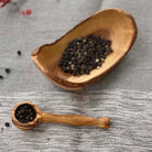 Scents and Feel Kitchenware Salt Spoon 4" Olive Wood