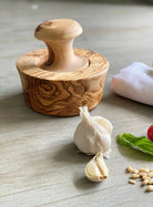 Scents and Feel Scents and Feel - Olive Wood Large Mortar and Pestle