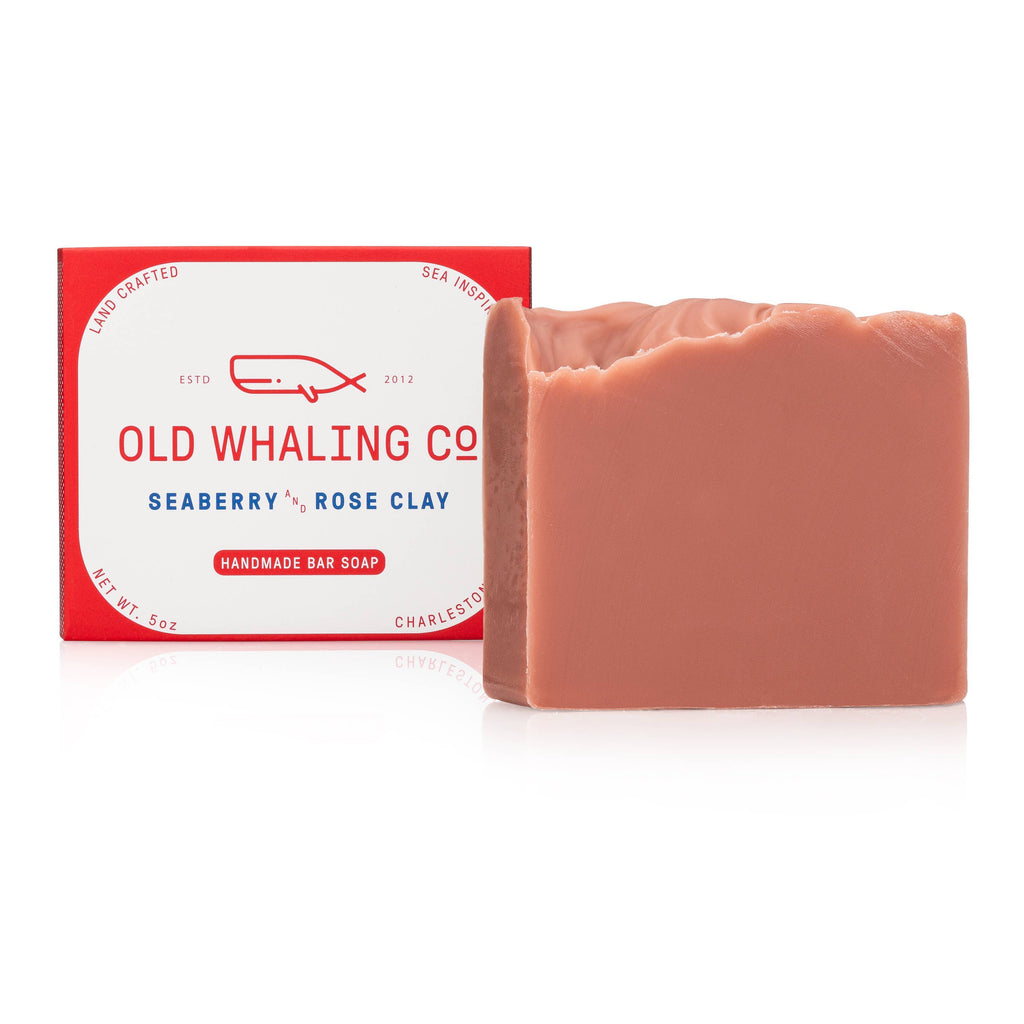 Old Whaling Company Seaberry & Rose Clay Bar Soap