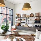 Medina Lighting Seagrass Basket Pendant Light