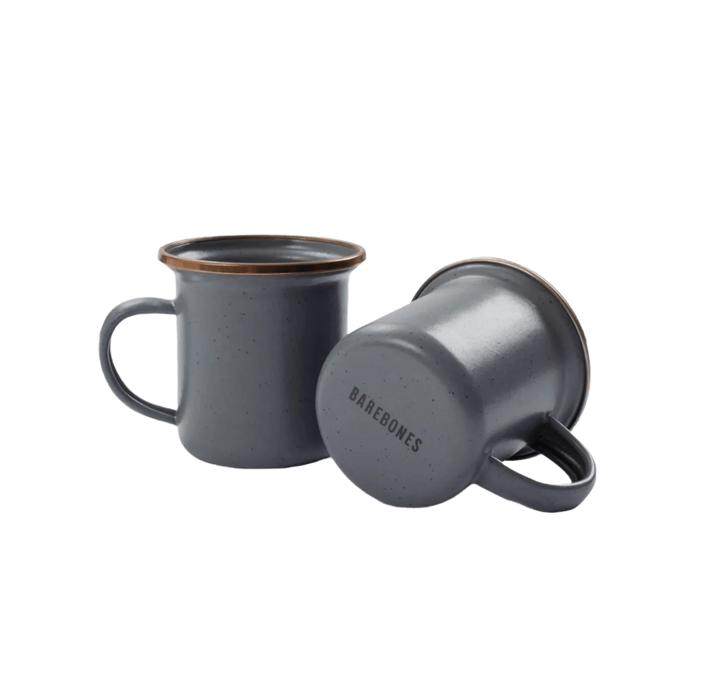 Barebones Set of 2 Enamel Espresso Cups