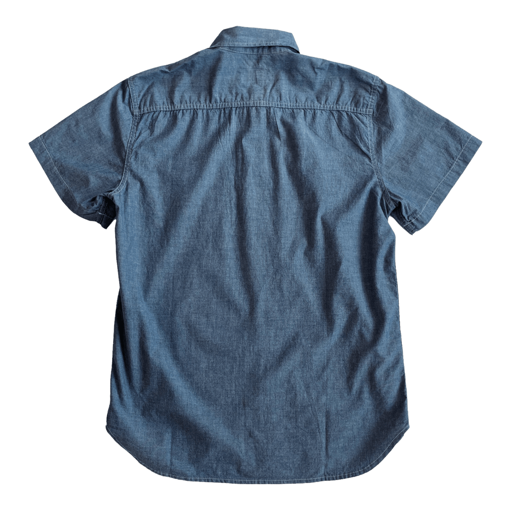 Grown and Sewn Apparel & Accessories Short Sleeve Dean, Ultra-Soft Japanese Chambray Shirt