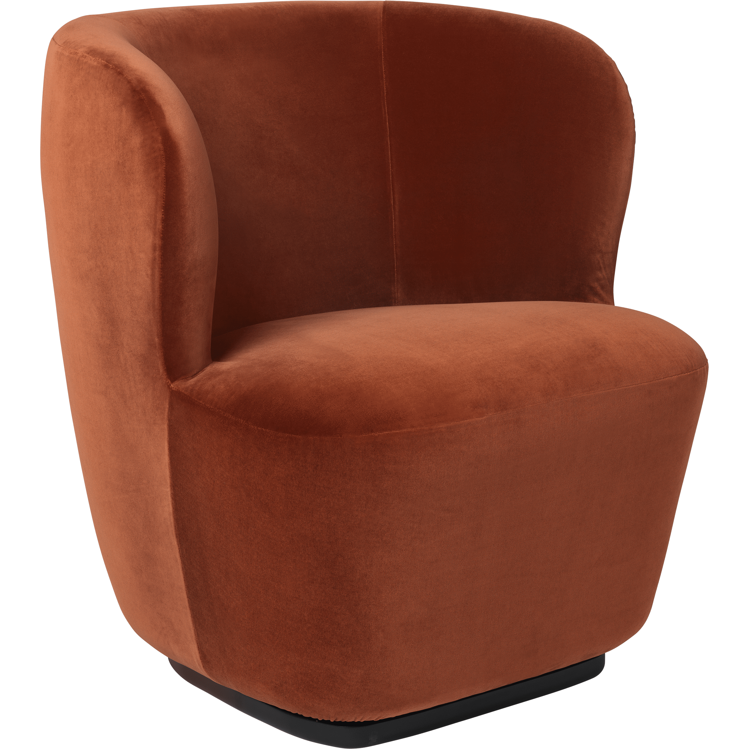 Gubi Furniture Black Swivel Stay Lounge Chair, Small