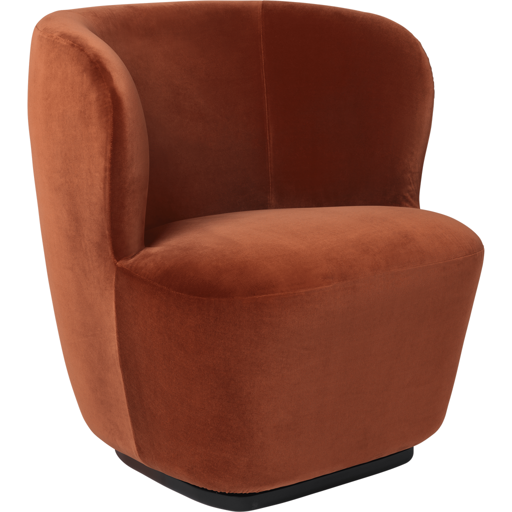 Gubi Furniture Black Swivel Stay Lounge Chair, Small