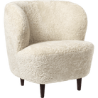 Gubi Furniture Matte Lacquered Smoked Oak Stay Lounge Chair, Small