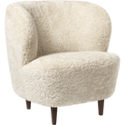 Gubi Furniture Oiled American Walnut Stay Lounge Chair, Small
