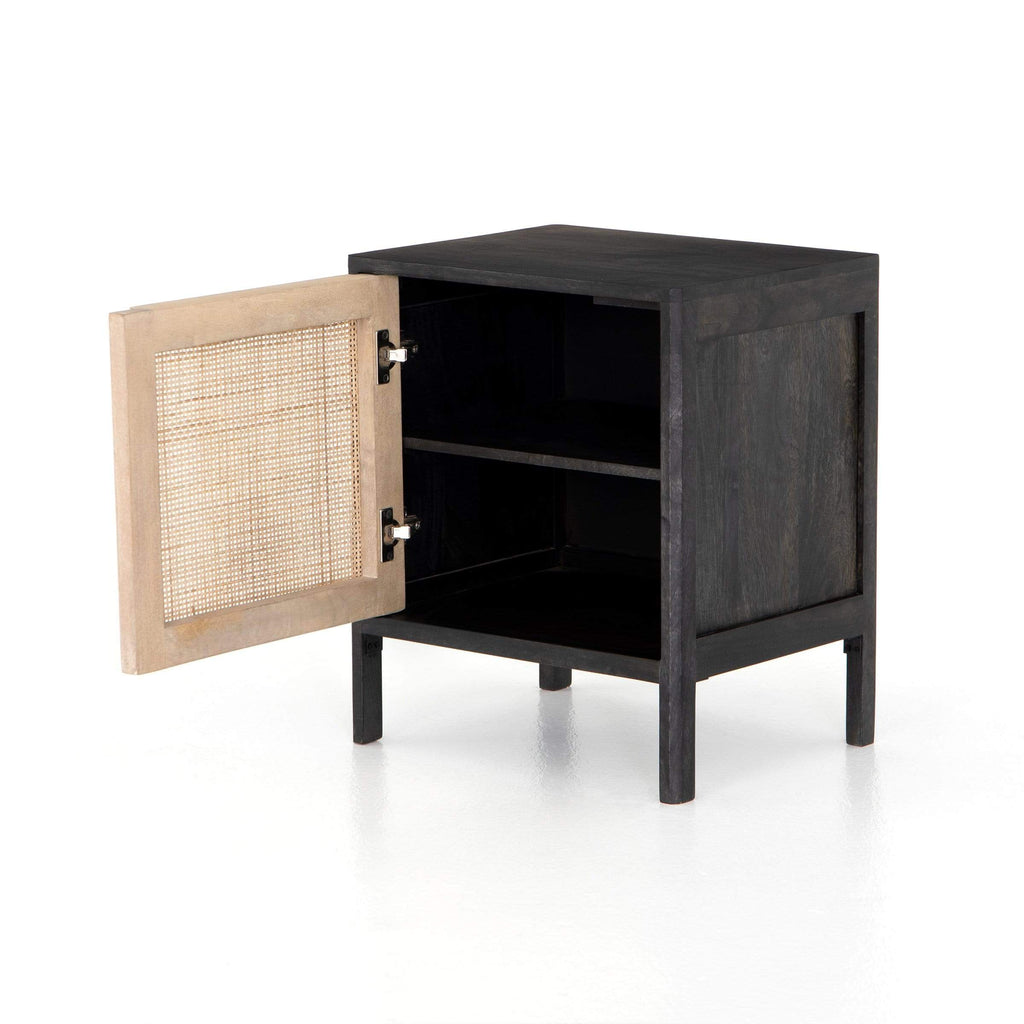 Four Hands Furniture Black Stained / Left Sydney Nightstand