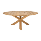 Ethnicraft Furniture 64.5"Dia Teak Circle Outdoor Dining Table