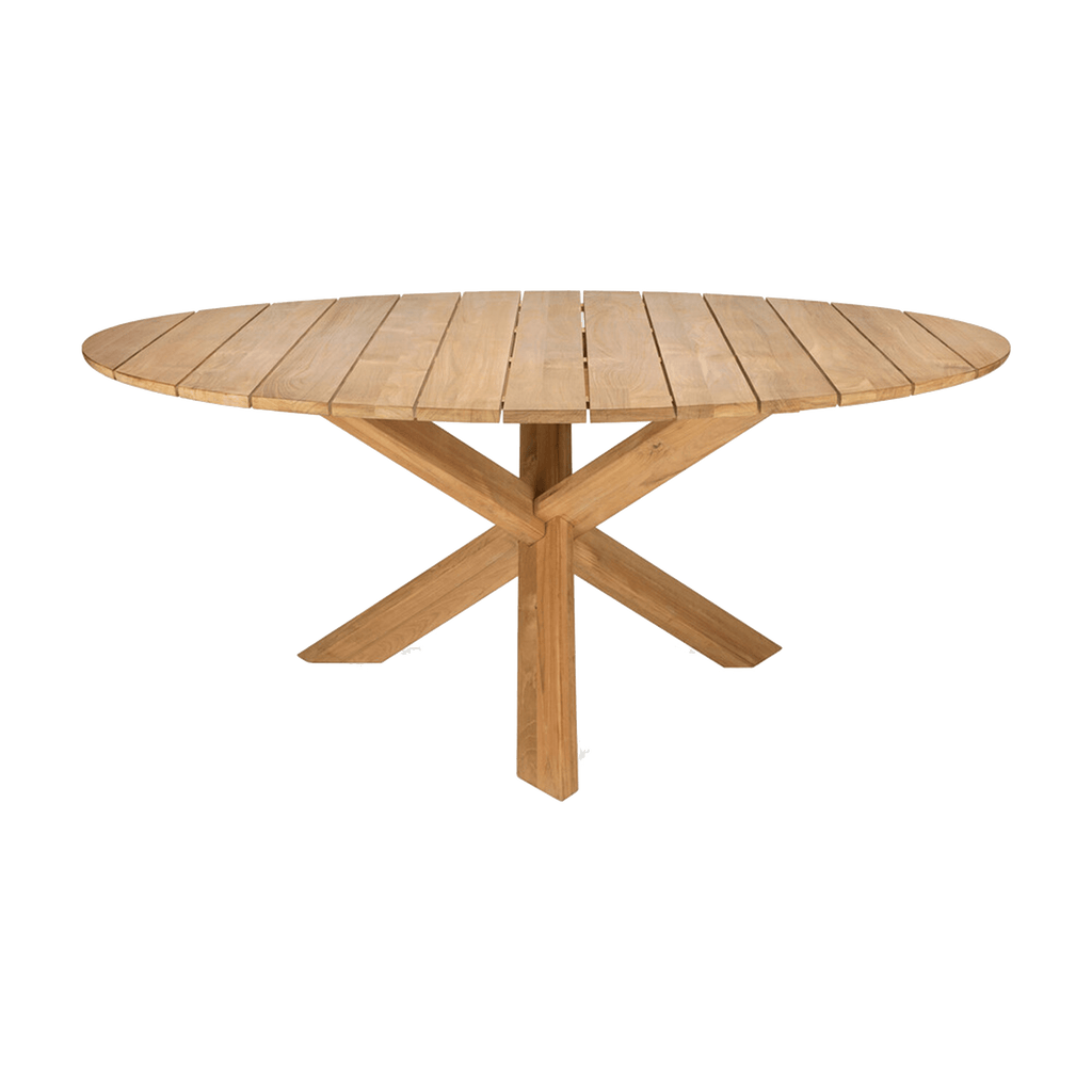 Ethnicraft Furniture 64.5"Dia Teak Circle Outdoor Dining Table