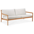 Ethnicraft Furniture 2 Seater / Off White Teak Jack Outdoor Sofa