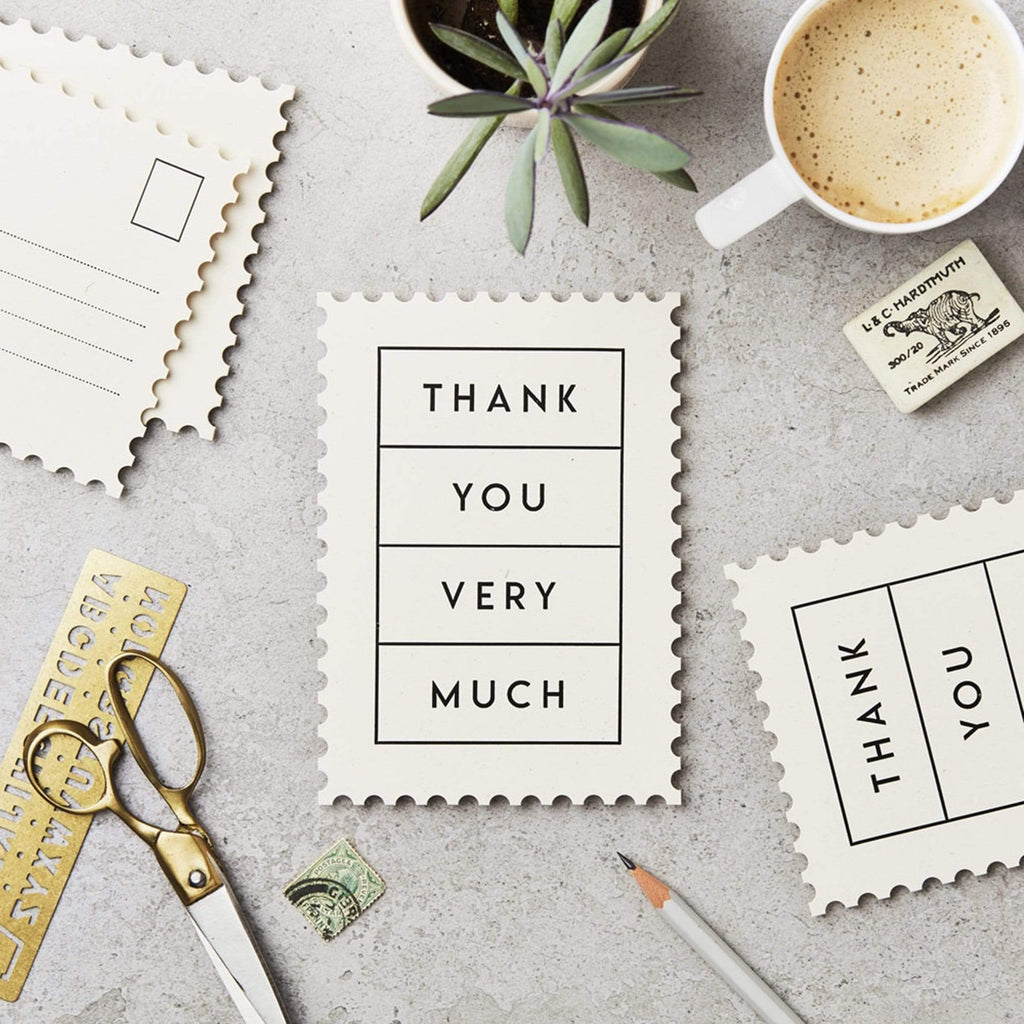 Katie Leamon Stationery Thank You Very Much Postcard