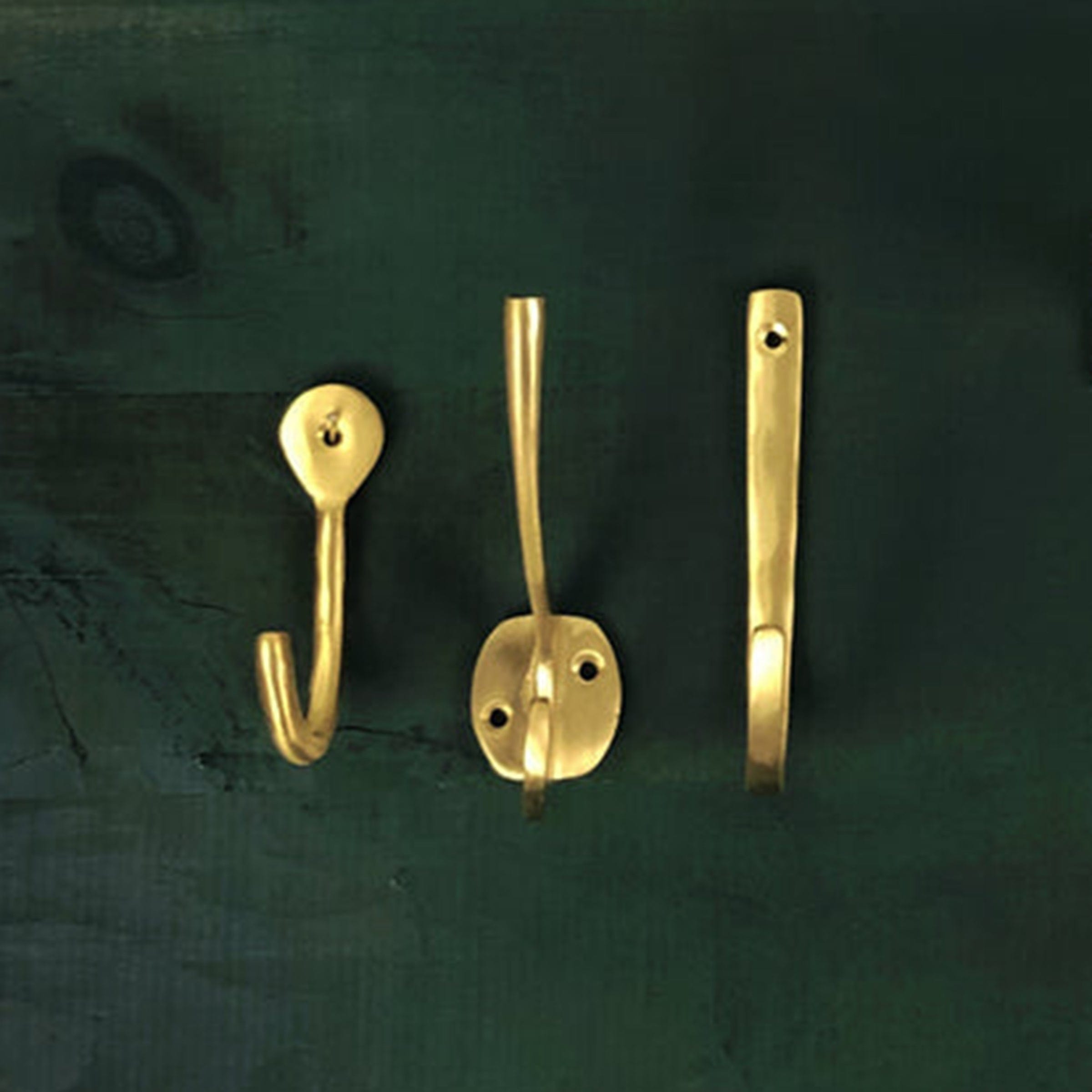 Brass Triple Hook – Asher + Rye